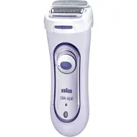 Braun LS 5560 Silk+soft Bodyshave Damenrasierer, 4-8 mm Schnittlänge, Netz/Akkubetrieb, abwaschbar