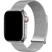 IMoshion Mailändische Magnetarmband für Apple Watch | 38/40/41/42 mm - Silber