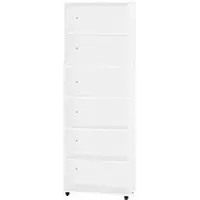 Schäfer Shop Regal LOGIN, 6 Ordnerhöhen, B 800 x T 420 x H 2240 mm, weiß