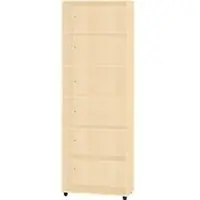 Schäfer Shop Regal LOGIN, 6 Ordnerhöhen, B 800 x T 420 x H 2240 mm, Ahorn Dekor