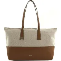 Furla für Damen. WB01940-BX3542 Olivia braune Handtasche (OSFA), Lässig, Baumwolle