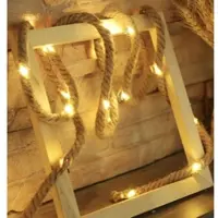 BURI LED-Deko-Tau warmweiß Beleuchtung Lichterkette Wohnen Wohnaccessoires living Set