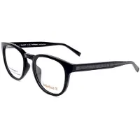 Timberland TB1843-H Unisex-Brille inkl. Gläser Vollrand Rund Acetat-Gestell 52/20/145, schwarz