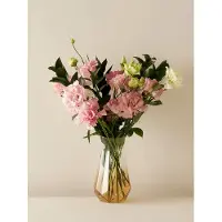 Belle Maison Vase ''Linda'' in Gelb - (H)20 x Ø 11 cm - onesize