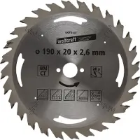 Wolfcraft 1 Kreissägeblatt HM, 28 Zähne ø190mm