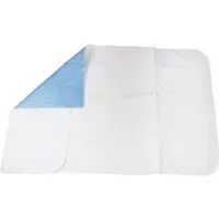 Medi-Inn Bettschutzauflage waschbar 90 cm x 85 cm weiß 3-lagig mit Flügel / 30 Stück