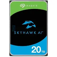 Seagate SkyHawk AI, 20 TB, 7200 RPM, 512 MB, 3.5", Serial ATA III