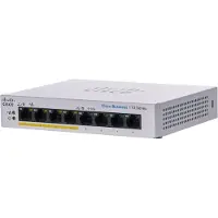 Cisco CBS110-8PP-D, Unmanaged, L2, Gigabit Ethernet (10/100/1000), Vollduplex, Power over Ethernet (PoE), Desktop