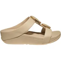 FitFlop FitFlop Fino Marbled-Stone H-Bar Slides BEIGE 40