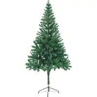 vidaXL Künstlicher Weihnachtsbaum Beleuchtung Kugeln 180cm 564 Zweige