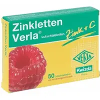Verla Zink 5 mg Lutschtabletten Himbeere