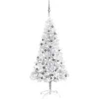 vidaXL Sariyah with LEDs&white/grey balls