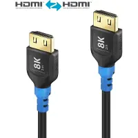 PureLink FI-H100-010, 1 m, HDMI Typ A (Standard), HDMI Typ A (Standard), 48 Gbit/s, Schwarz, Blau