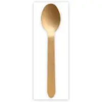 Franz mensch NATURESTAR Besteckset Holzlöffel Bio Spoon, 2-teilig 388602 , 1 Karton = 500 Sets