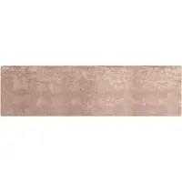 vidaXL Teppichläufer MARSA Sand 80 x 350 cm Polyester und PVC
