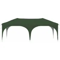 vidaXL Pop-up Partyzelt 575 x 288 x 245 cm Grün Oxford-Stoff