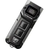 Nitecore TUP2 Classic Black, aufladbare Taschenlampe Schlüsselanhänger, 1200 Lumen