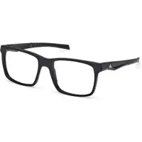 Adidas SP5103 Herren-Brille inkl. Gläser Vollrand Pilot Kunststoff-Gestell 55/18/140, schwarz