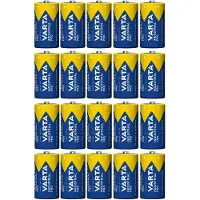 Varta 20 Stück R-14 LR14 C 1,5 V Alkali-Batterien Industrial Pro