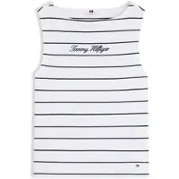 Tommy Hilfiger Top Classic WW0WW50947 Weiß Regular Fit