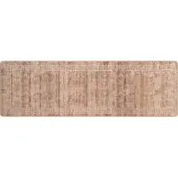 vidaXL Teppichläufer MARSA Weiß 80 x 400 cm Polyester und PVC
