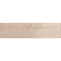 vidaXL Teppichläufer MARSA Beige 100 x 450 cm Polyester und PVC