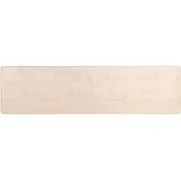 vidaXL Teppichläufer MARSA Creme 100 x 350 cm Polyester und PVC