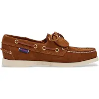 Sebago für Damen. 77131JW Portland Artisan Ox Leder Slipper braun (39), Wohnung, Schnürsenkel, Lässig