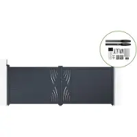Casanoov Flügeltor Elektrisch Veleta 400x140cm & Drehtorantrieb Hicker B200