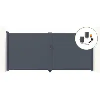 Casanoov Flügeltor Elektrisch Eiger 400x180cm & Drehtorantrieb Bunker B500