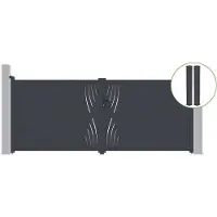 Casanoov Flügeltor Veleta 400x160cm Graues Aluminium & 2 Pfosten 20x20cm H.190cm