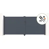 Casanoov Flügeltor Elektrisch Eiger 350x160cm & Drehtorantrieb Tanker B700