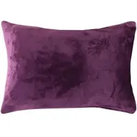 Bestlivings Dekokissen Kuschel Kissenbezug mit Reißverschluss 40 x 60 cm Violett