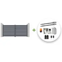 Casanoov Flügeltor Elektrisch Vogel 300x160cm & Drehtorantrieb Tanker B250