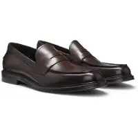 BOSS In Italien gefertigter Loafer aus weichem Leder Grösse 44