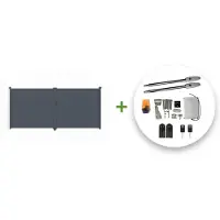 Casanoov Flügeltor Elektrisch Eiger 300x160cm & Drehtorantrieb Tanker B250