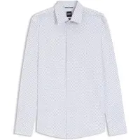 BOSS Bedrucktes Slim-Fit Hemd aus Performance-Stretch-Gewebe Grösse 40