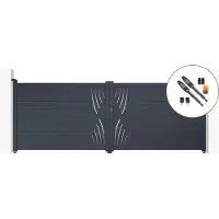 Casanoov Flügeltor Elektrisch Veleta 400x140cm & Drehtorantrieb Tanker B700