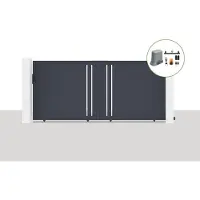 Casanoov Elektrisches Schiebetor Giona 350x160cm Aluminium Grau & Tanker C600 Motorisierung
