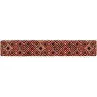 vidaXL Teppichläufer MARSA Mehrfarbig 50 x 450 cm Polyester und PVC