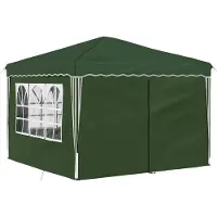 vidaXL Pop-up Partyzelt 288 x 288 x 245 cm Grün Oxford-Stoff