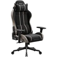 Diablo Chairs X-One 2.0 Gaming Stuhl aus Stoff, ergonomischer Bürostuhl, Drehstuhl Size KIng Camel Schwarz