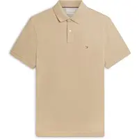 Tommy Hilfiger 1985 Regular Fit Pique Polo Shirt, Polohemd, Erwachsener, Männlich, Khaki, S, Polokragen
