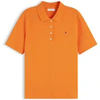Tommy Hilfiger 1985 Regular Pique Polo Orange Thunder Größe: XS | Poloshirts Outlet | Damen | Orange