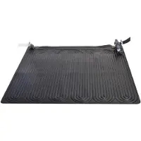 Famanu Solarmatte für tragbare Schwimmbecken - 120 cm x 120 cm - umweltfreundlich