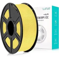 OEM PLA-Druckmaterial 1,75mm mit hoher Präzision +/- 0,02mm - 1kg Wachsmaterialspule in Macaronschussfarbe Gelb