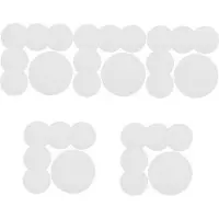 OEM Mittelqualitäts Filterpapier Rundschalen - 1000 Stück Zellulose Ringe - Laborbedarf