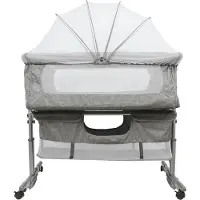 OEM Babybett mit Verstellbarer Höhe und Schaukelmodus – Praktisch, Tragbar und Sicher 0-6 Monate