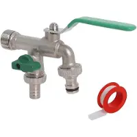 OEM Met messing bestendige tuinkraan, 1/2 inch, voor tuin, wasmachine en regenton.