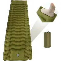OEM Automatik-Auflaufbett - druckfest und wasserdichter Schlafsack - kompakter und transportabler Luftmatratze für Outdoor-Abenteuer - Tarnfarbe